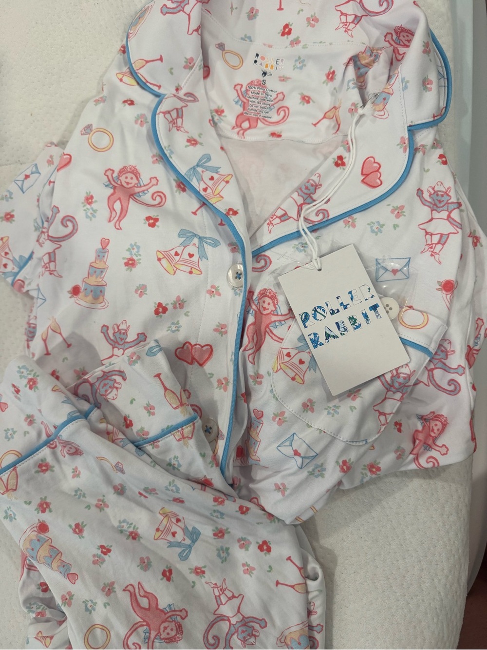 Roller Rabbit Monkey Pajama Set - Picture 2 of 2